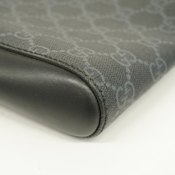 GUCCI[3xc2848] Auth  shoulder bag GG Supreme 523599 black silver metal - Picture 6 of 10